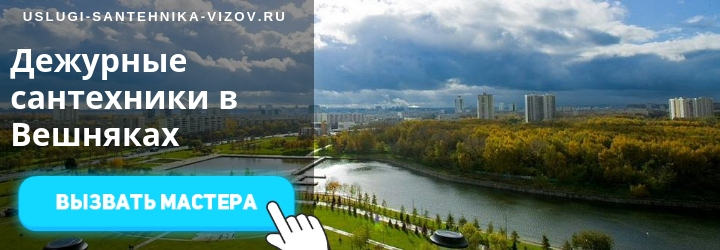 Дежурный сантехник в Вешняках