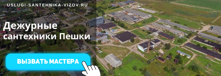 Дежурные сантехники в деревне Пешки