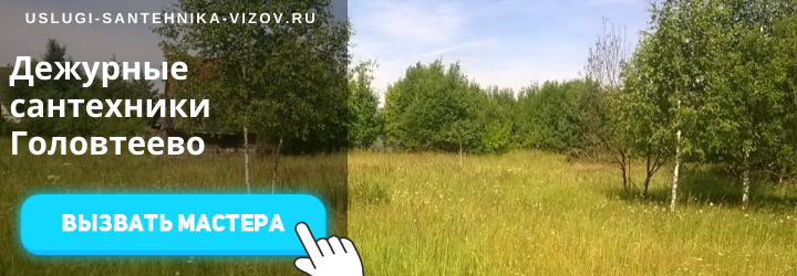 Дежурные сантехники Головтеево