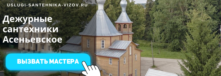 Дежурный сантехник в Асеньевском