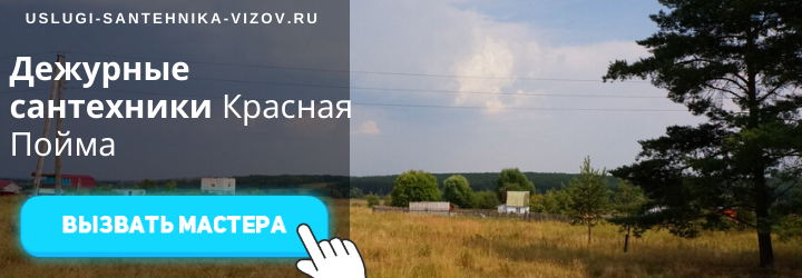 Дежурный сантехник Красная пойма