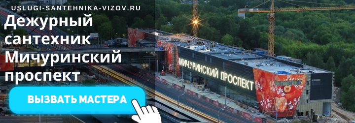 Дежурный сантехник на Мичуринском проспекте