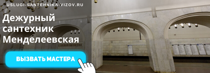 Дежурный сантехник на Менделеевской