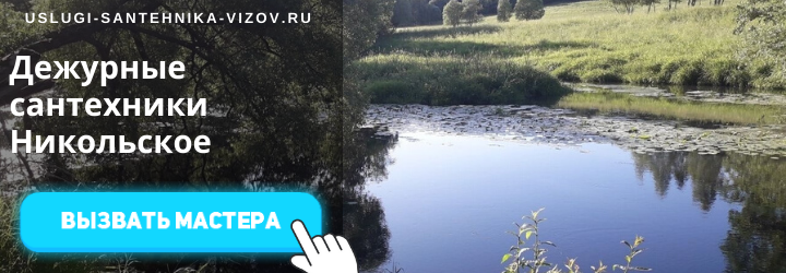 Дежурный сантехник НИкольское
