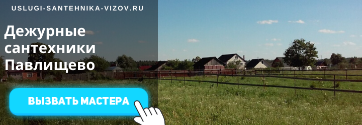 Дежурный сантехник в Павлищево