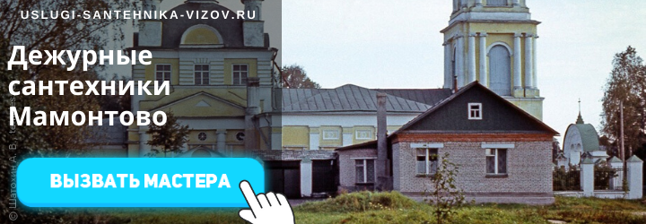 Дежурные сантехники в Мамонтово