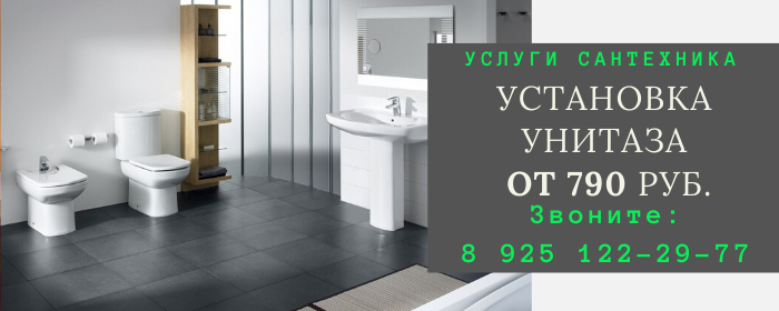 Установка унитаза в Ашитково
