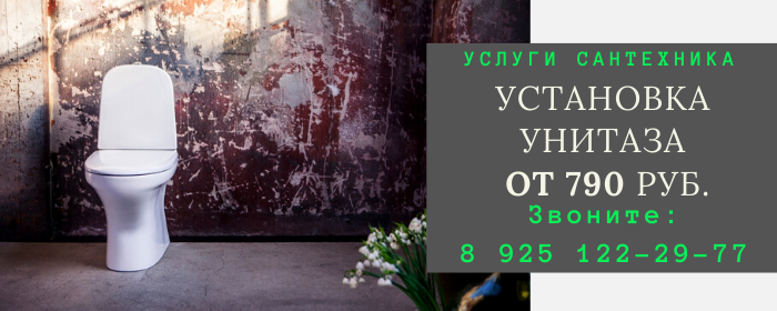 Установка унитаза в Лесном